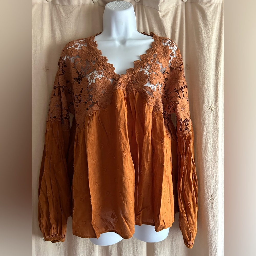 Free people rust top